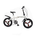 20 Inch Folding Bike Foldable 7 Speed Compact Portable Urban Commuter Bicycle Gift Road Adult Women Trifold Fixed Complete