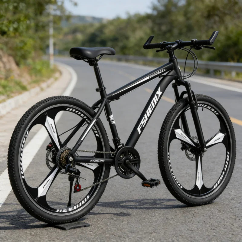 Mountain Bike 24 26 Inch 21 Speed Adult Bicycle Men Women Commuter Road Bike Shock Absorber Cycling Sports Outdoor Fitness Trave