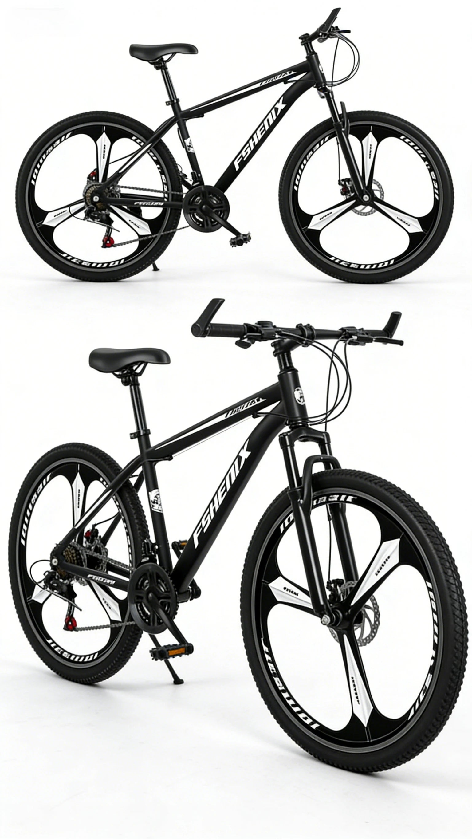 Mountain Bike 24 26 Inch 21 Speed Adult Bicycle Men Women Commuter Road Bike Shock Absorber Cycling Sports Outdoor Fitness Trave