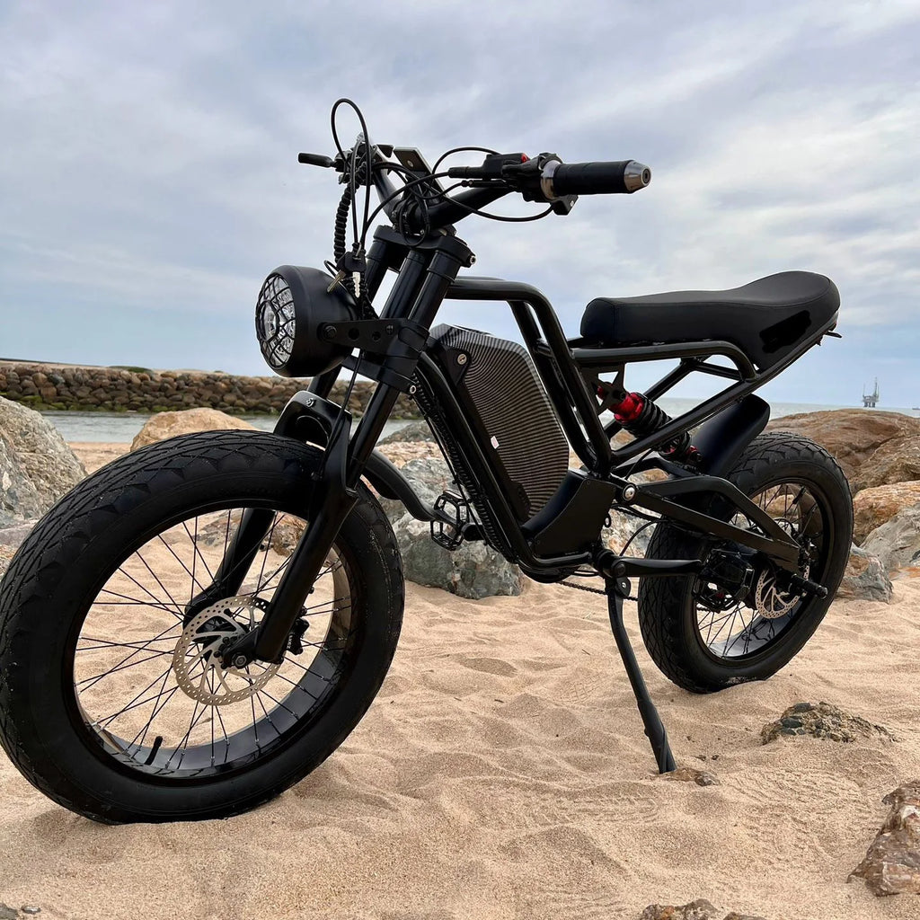 Electric Bike Fatbike 45km/h Aluminum Alloy Bicycle Fat Tire E-bike Urban Adult 750w 20inch 48V Fast Charge E-bike