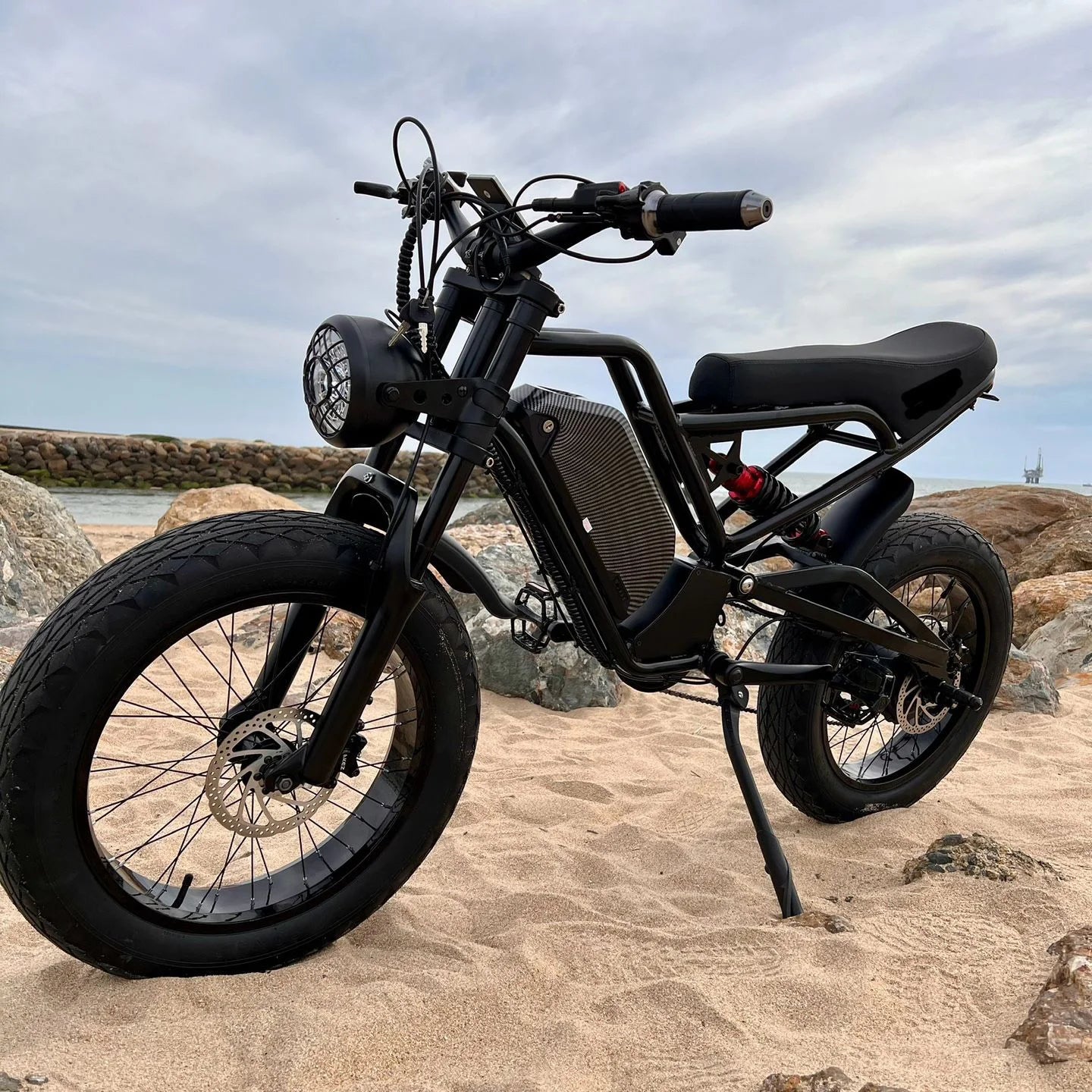 Electric Bike Fatbike 45km/h Aluminum Alloy Bicycle Fat Tire E-bike Urban Adult 750w 20inch 48V Fast Charge E-bike