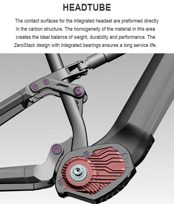 29inch high-end all-terrain electric mountain bike slow down soft tail dual shock emtb 12speed bafang mid motor off-road ebike