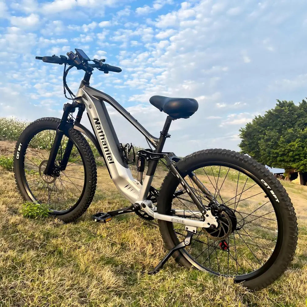 Nathaniel E-Bike,1000W Brushless Motor,27.5"Adult E-Mountain Bike,45Ah large capacity batteries,7 speed,45KM/H,Outdoor Trip Bike