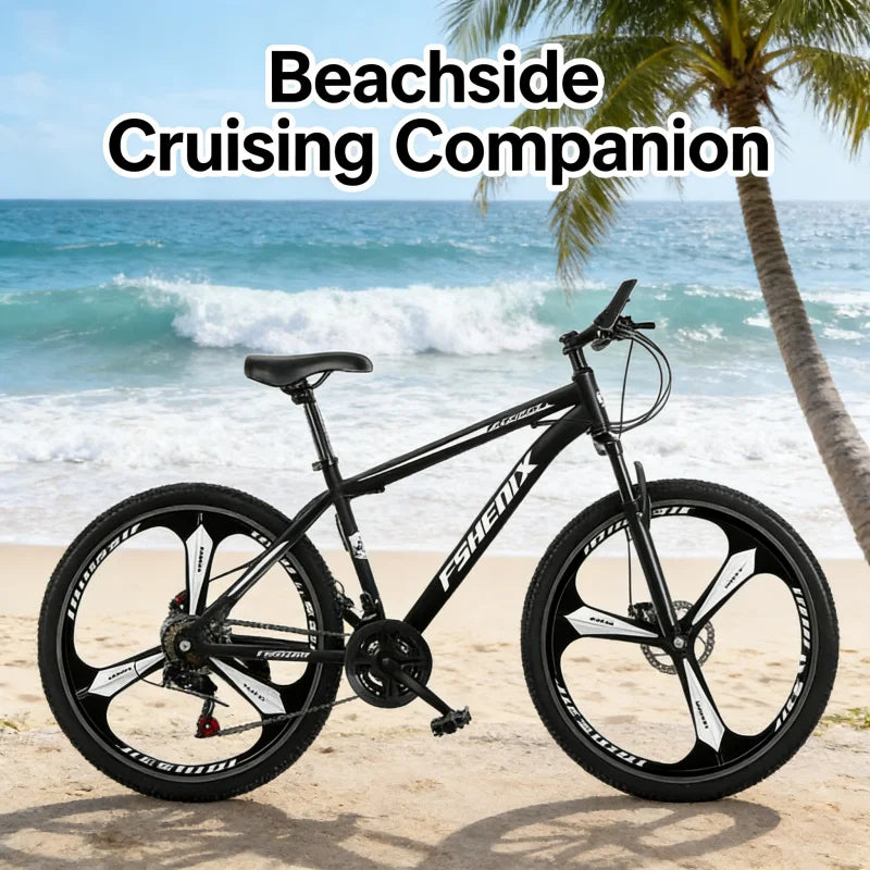 Mountain Bike 24 26 Inch 21 Speed Adult Bicycle Men Women Commuter Road Bike Shock Absorber Cycling Sports Outdoor Fitness Trave