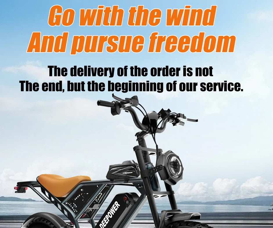 QS7 electric bicycle 1500W brushless motor 60Ah performance E-bike battery single rider off-road motorcycle performance