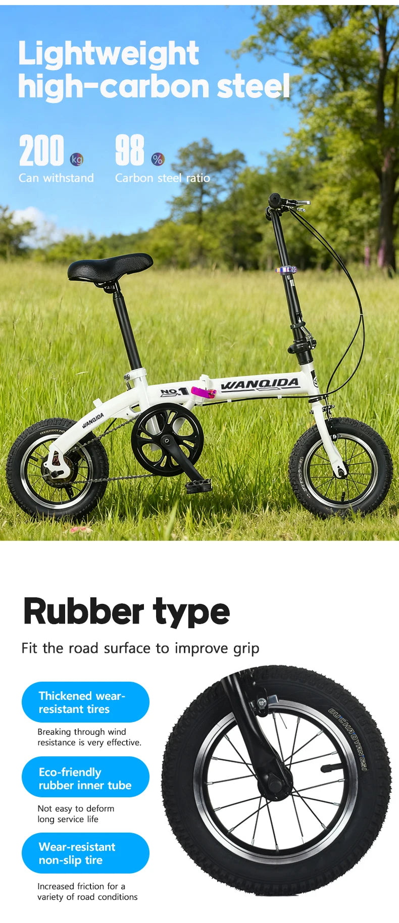 Adult Male And Female Off-Road Racing Bike Folding Mountain Bike Teen Student Moped for Sports Fitness And Adventure