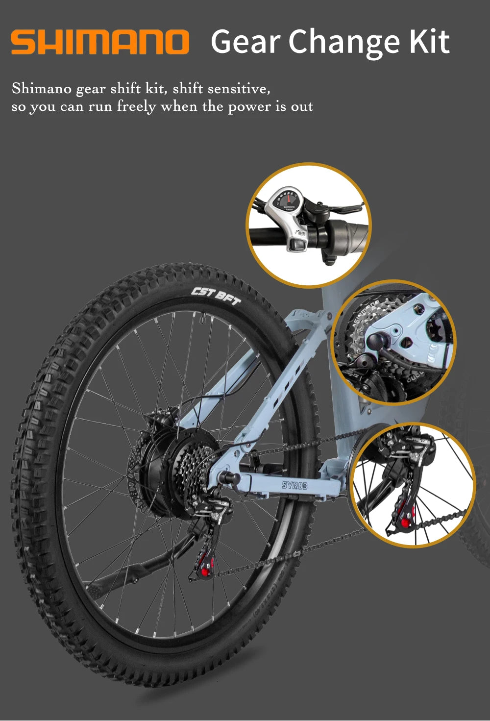Nathaniel E-Bike,1000W Brushless Motor,27.5"Adult E-Mountain Bike,45Ah large capacity batteries,7 speed,45KM/H,Outdoor Trip Bike