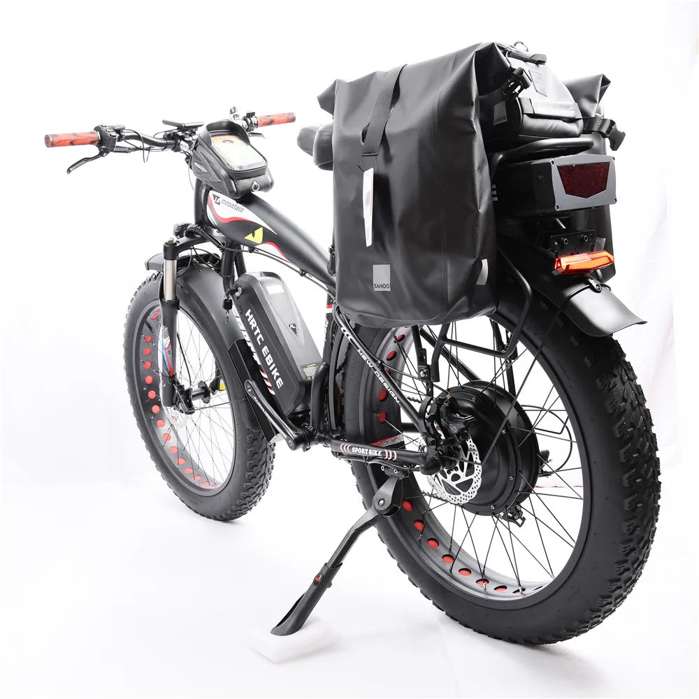 26inch Fat Tire e-Bike﻿﻿ 48v1500w High power rear drive motor 50ah Dual lithium battery long range Mobility aid snow tyre e-bike