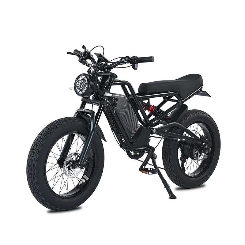 Electric Bike Fatbike 45km/h Aluminum Alloy Bicycle Fat Tire E-bike Urban Adult 750w 20inch 48V Fast Charge E-bike