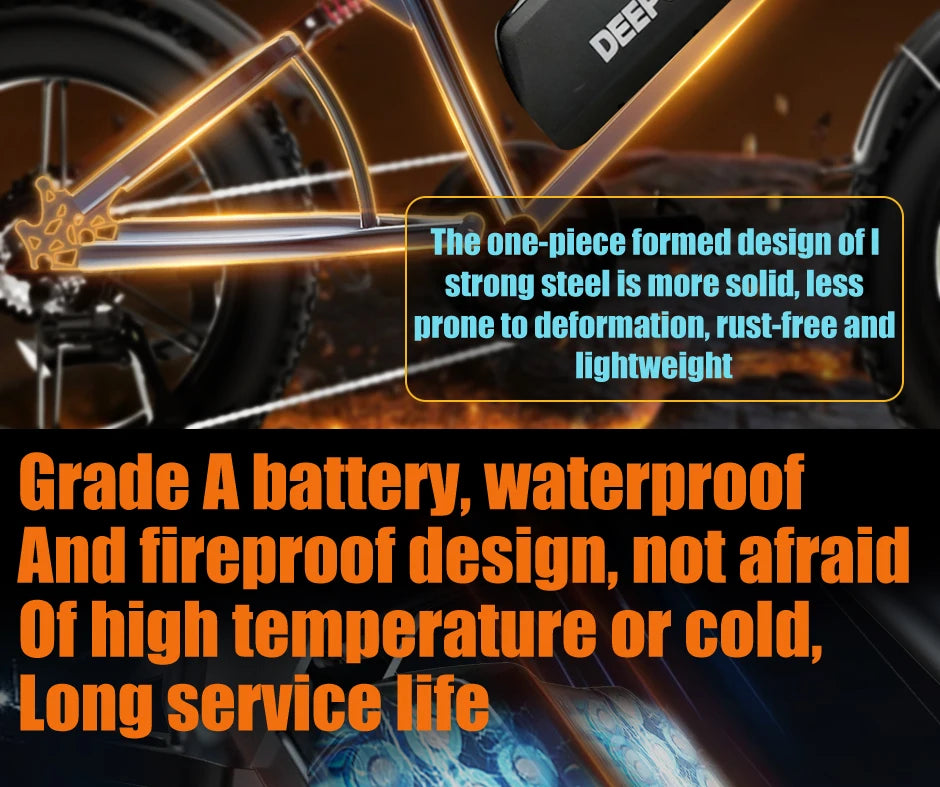 QS7 electric bicycle 1500W brushless motor 60Ah performance E-bike battery single rider off-road motorcycle performance