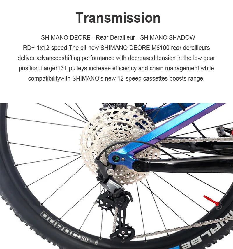 29inch high-end all-terrain electric mountain bike slow down soft tail dual shock emtb 12speed bafang mid motor off-road ebike