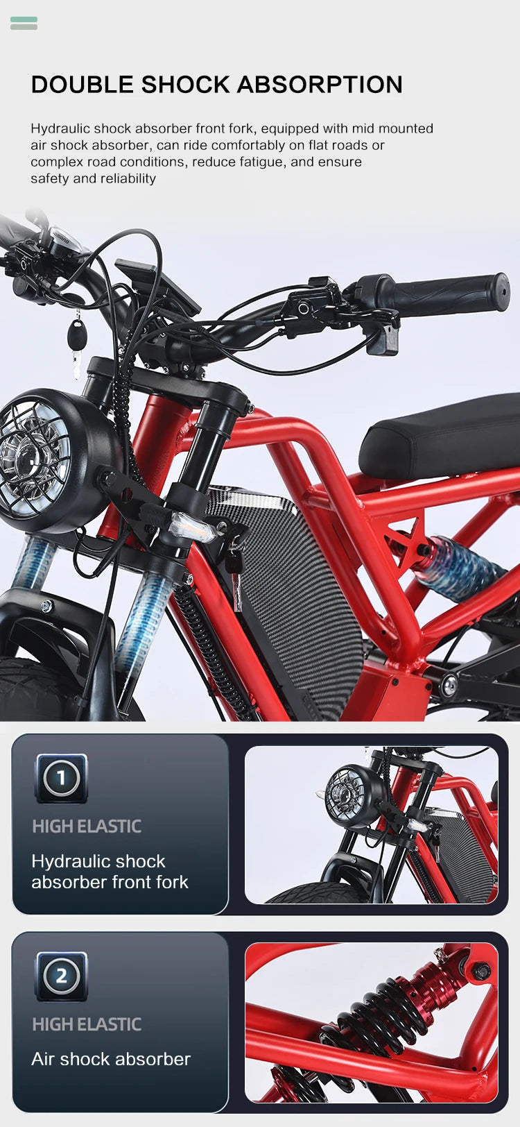 Electric Bike Fatbike 45km/h Aluminum Alloy Bicycle Fat Tire E-bike Urban Adult 750w 20inch 48V Fast Charge E-bike