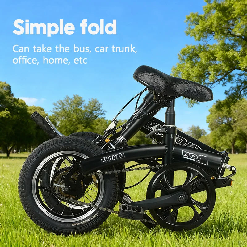 Adult Male And Female Off-Road Racing Bike Folding Mountain Bike Teen Student Moped for Sports Fitness And Adventure