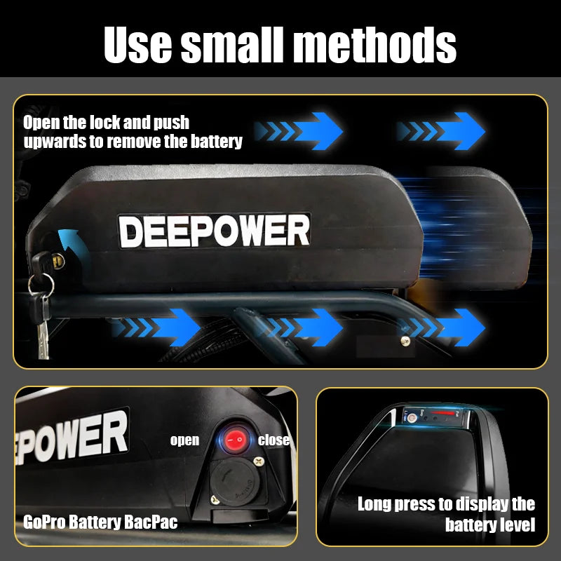 QS7 electric bicycle 1500W brushless motor 60Ah performance E-bike battery single rider off-road motorcycle performance