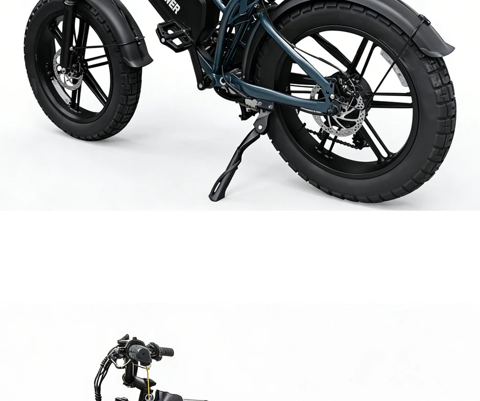 QS7 electric bicycle 1500W brushless motor 60Ah performance E-bike battery single rider off-road motorcycle performance