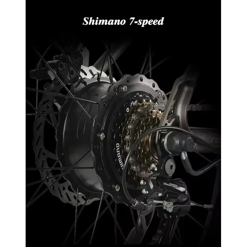 26-inch electric bicycle with built-in 750Wmotor, 48V10.4AH battery,time-saving and labor-saving E-bike for urban transportation