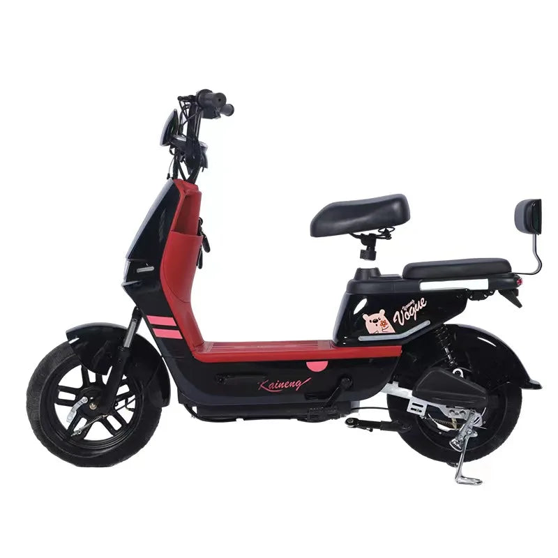 Electric Scooter for Adults Teens Commuting Ebike with Rear Passenger Seat 550W Motor 48V 20Ah Battery Electric Motorcycle