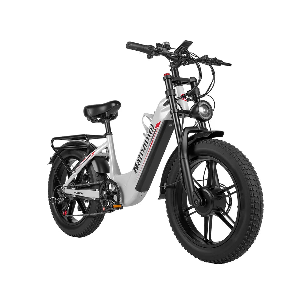Nathaniel SYR08 2000W Dual Motor E-Bike,20*4.0 Fat Tire,20AH Detachable battery,Speed 50+,Daily commuting, Adult Electric Bike